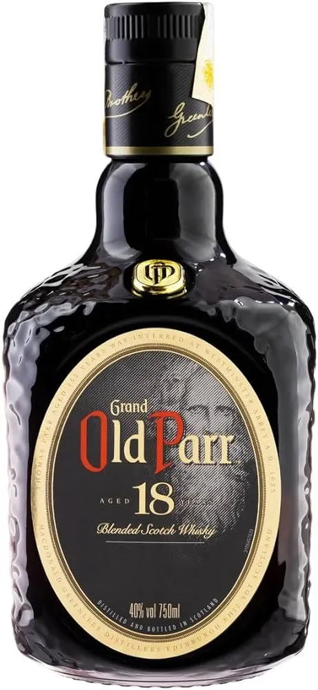 Garrafa de Whisky Old Parr 18 Anos