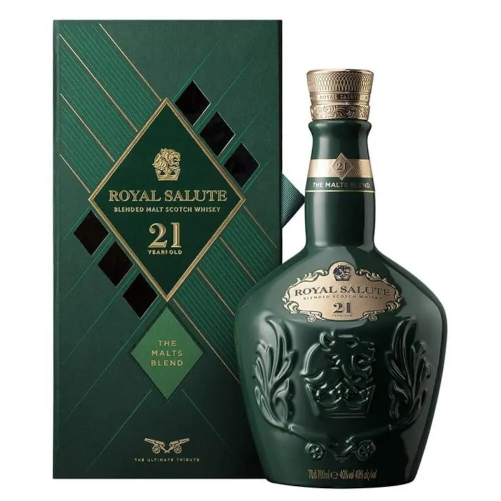 Whisky Royal Salute 21 Year Old Malts Blend com embalagem