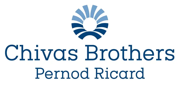 Logotipo da Chivas Brothers, uma subsidiária da Pernod Ricard, renomada produtora de whisky.