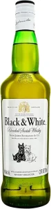 Garrafa de Whisky Black & White