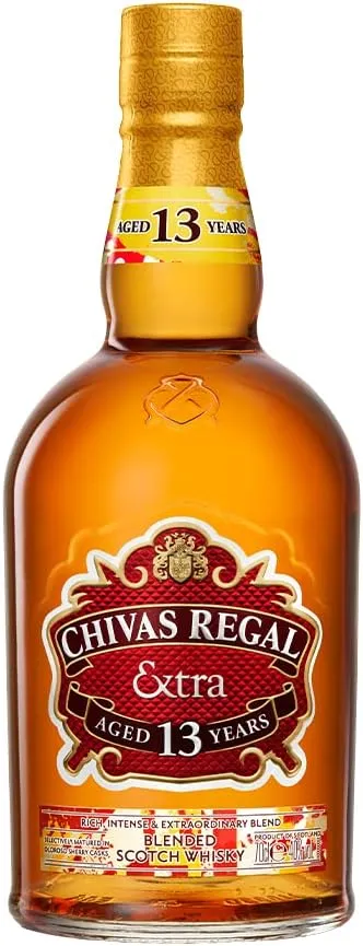 Garrafa de Whisky Chivas Regal Extra 13 anos.