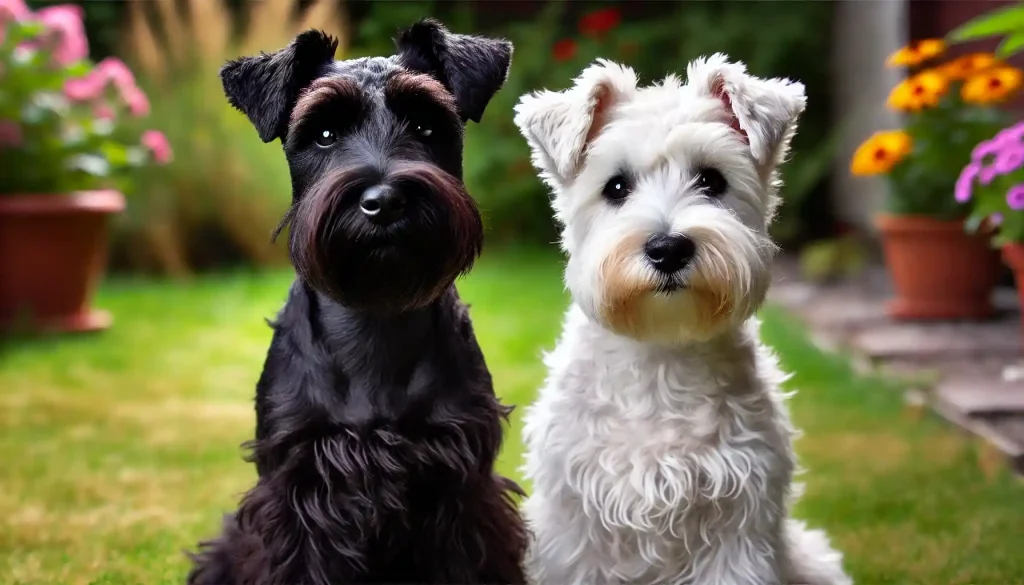 Terriers preto e branco, ícones que adornam o rótulo do whisky Black & White.