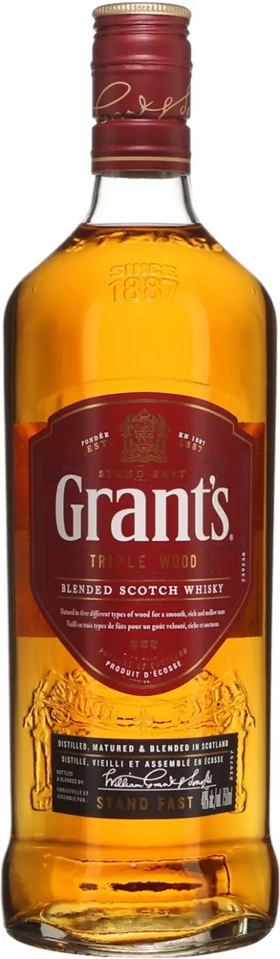 Garrafa de Whisky Grant's Triple Wood