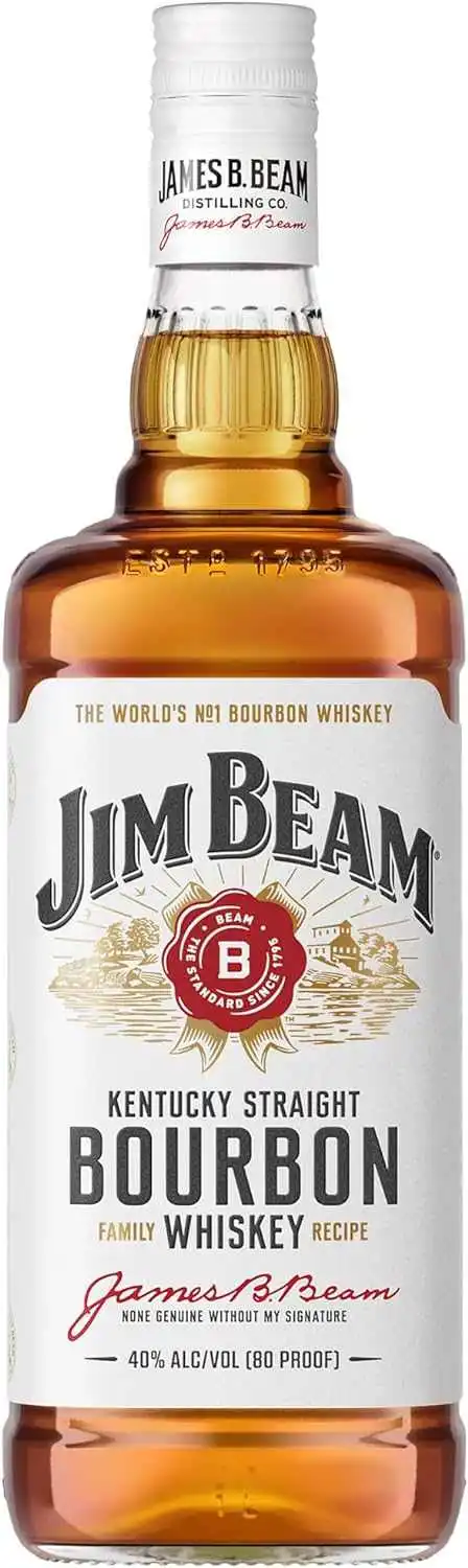 Garrafa de Whisky Jim Beam White Label